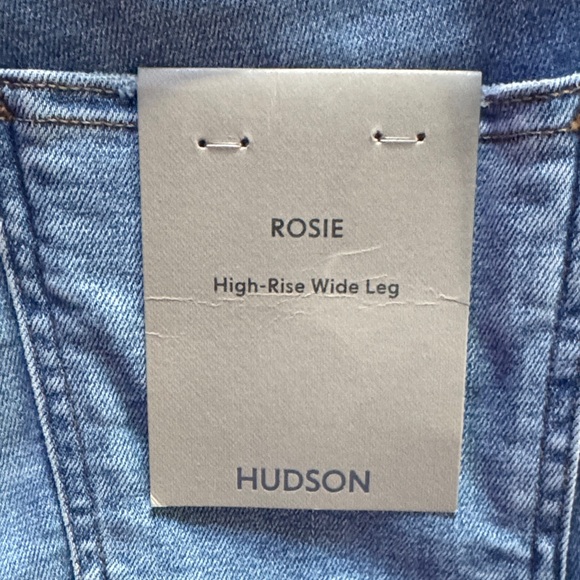 Hudson Jeans Women's Sky Blue High-Rise Denim - Picture 2 of 4